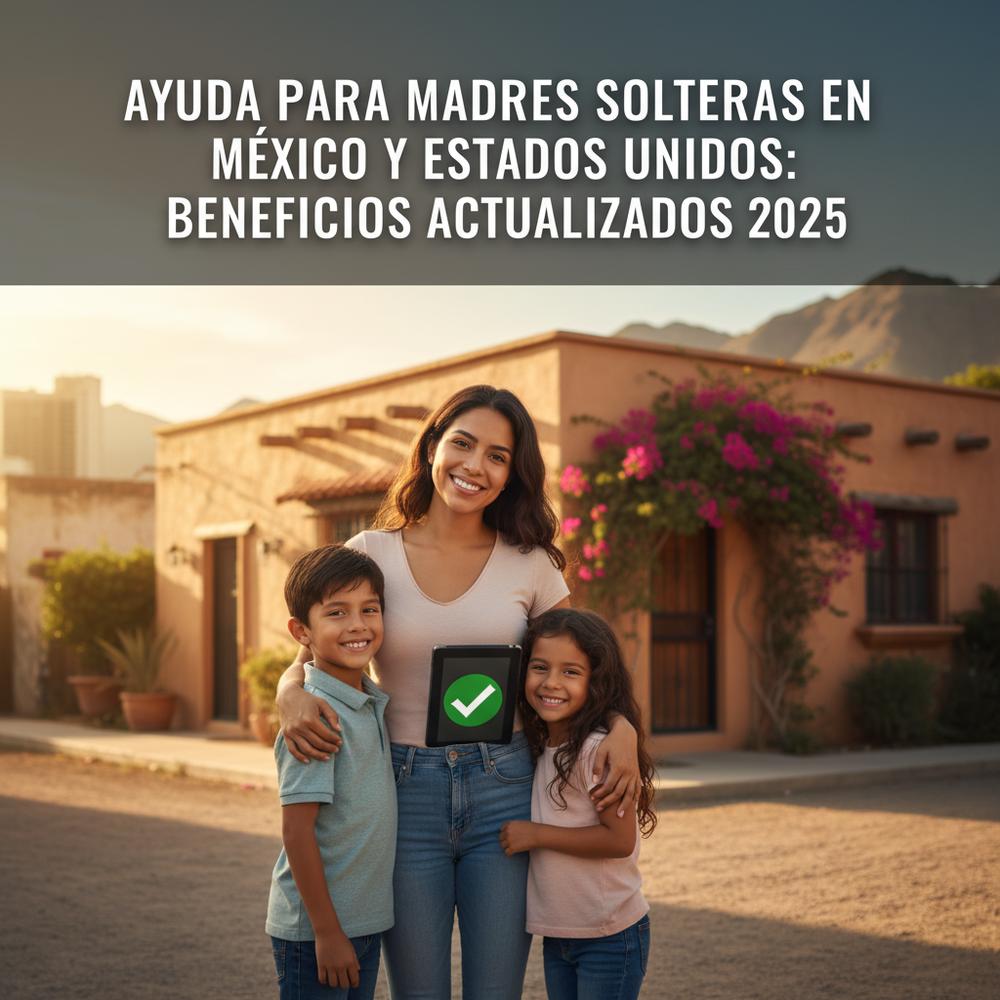 Ayuda para madres solteras en México y Estados Unidos: beneficios actualizados 2025