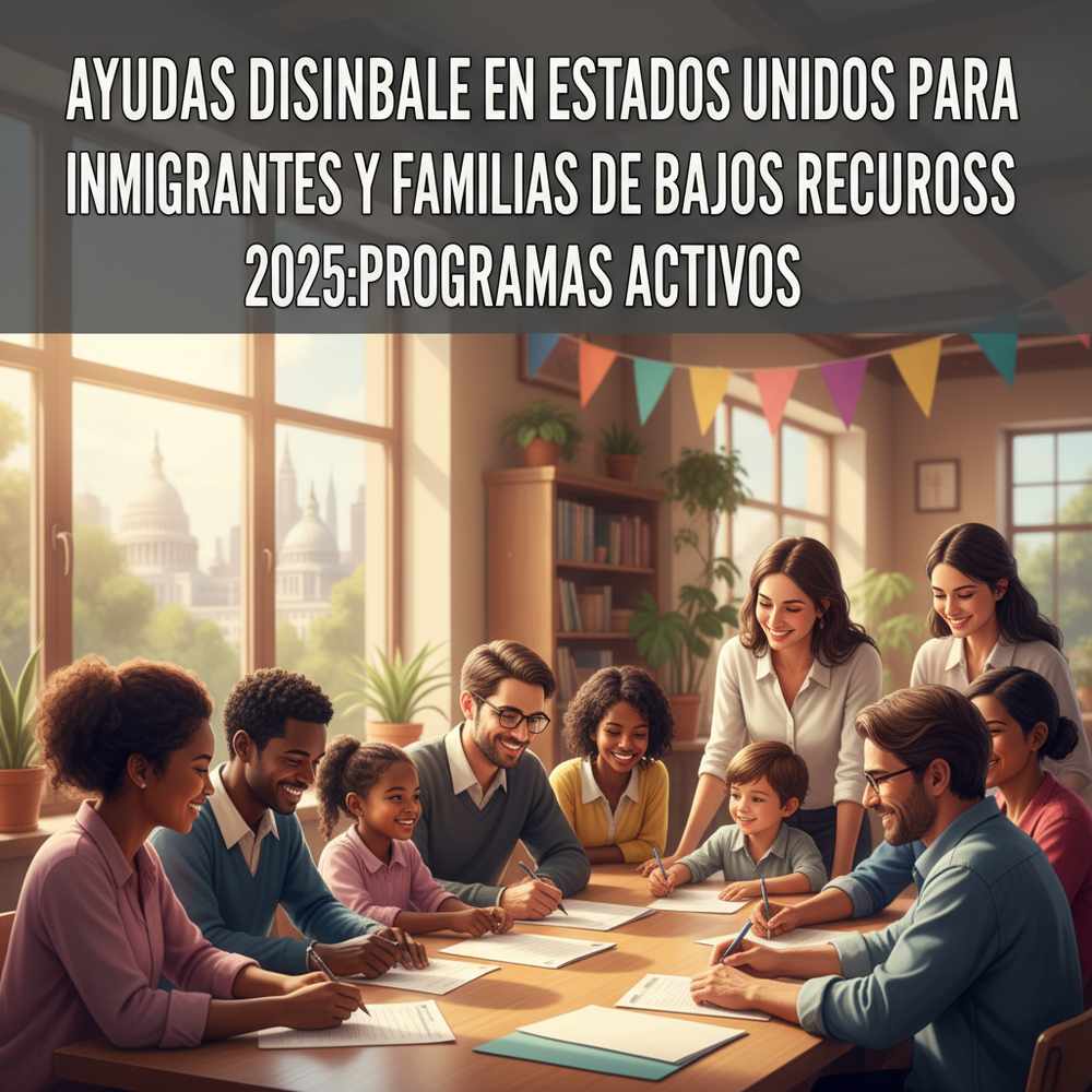 Ayudas disponibles en Estados Unidos para inmigrantes y familias de bajos recursos 2025: programas activos